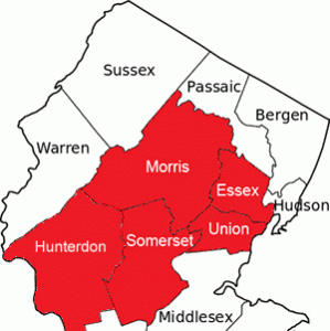 servicing Essex County, Hunterdon County, Morris County, Somerset County, Union County